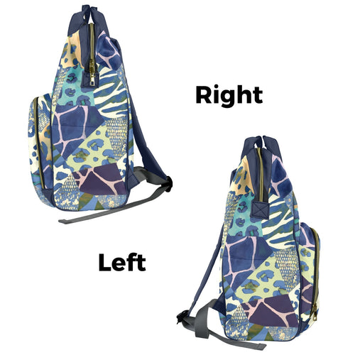 Animal Mosaic - Multi-Function Backpack, Nappy / Diaper Bag