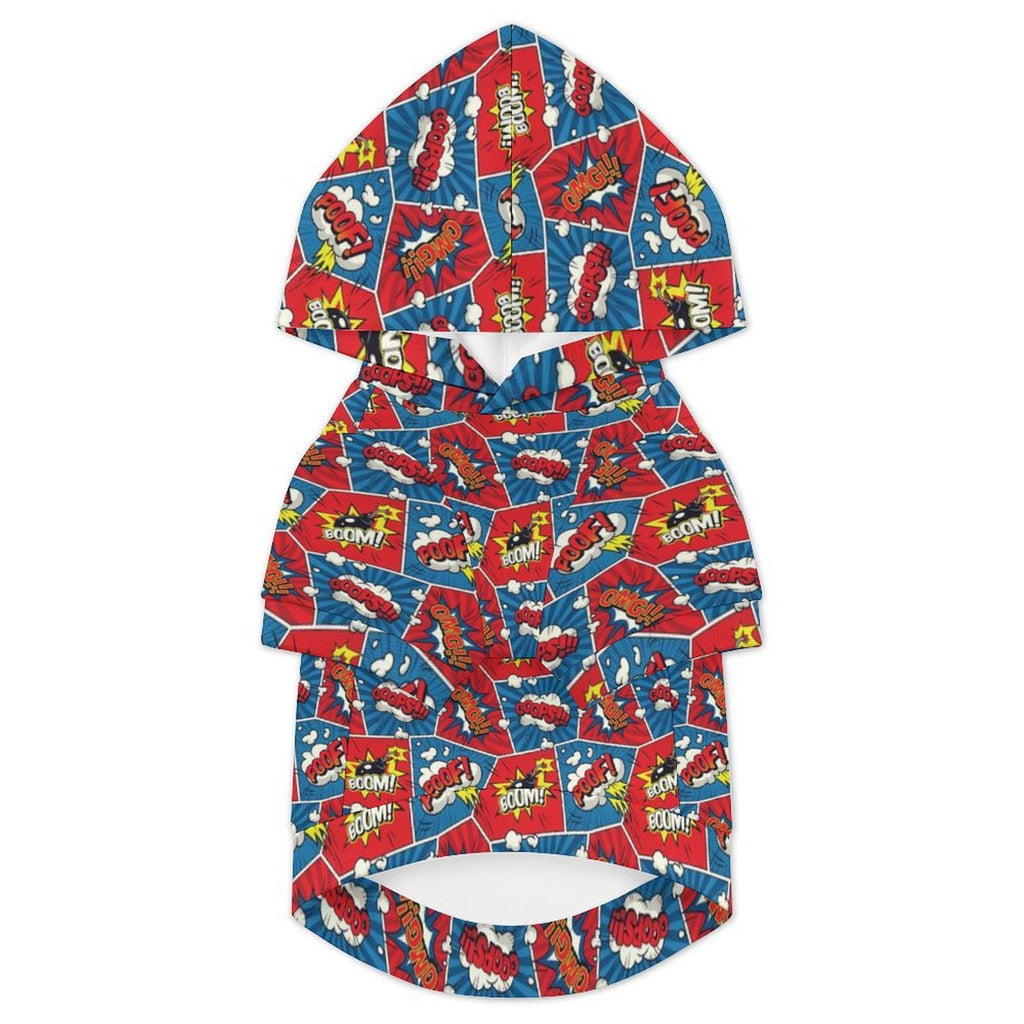 Comic Book Pet Hoodie (Large Size)