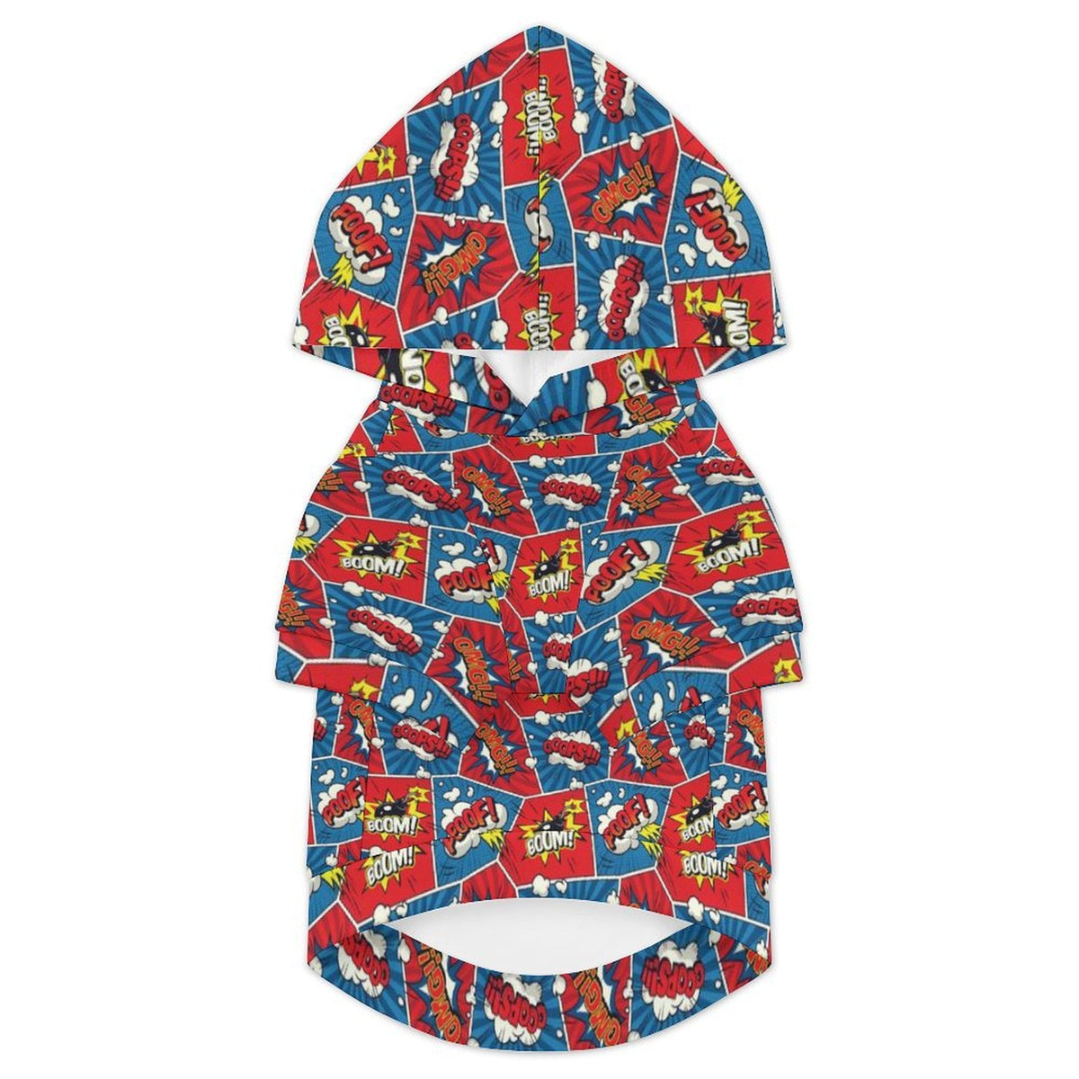 Comic Book Pet Hoodie (Large Size)