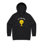 It's All Good - Womens Hoodie Black Womens Hoodie Positivity Printed In Australia