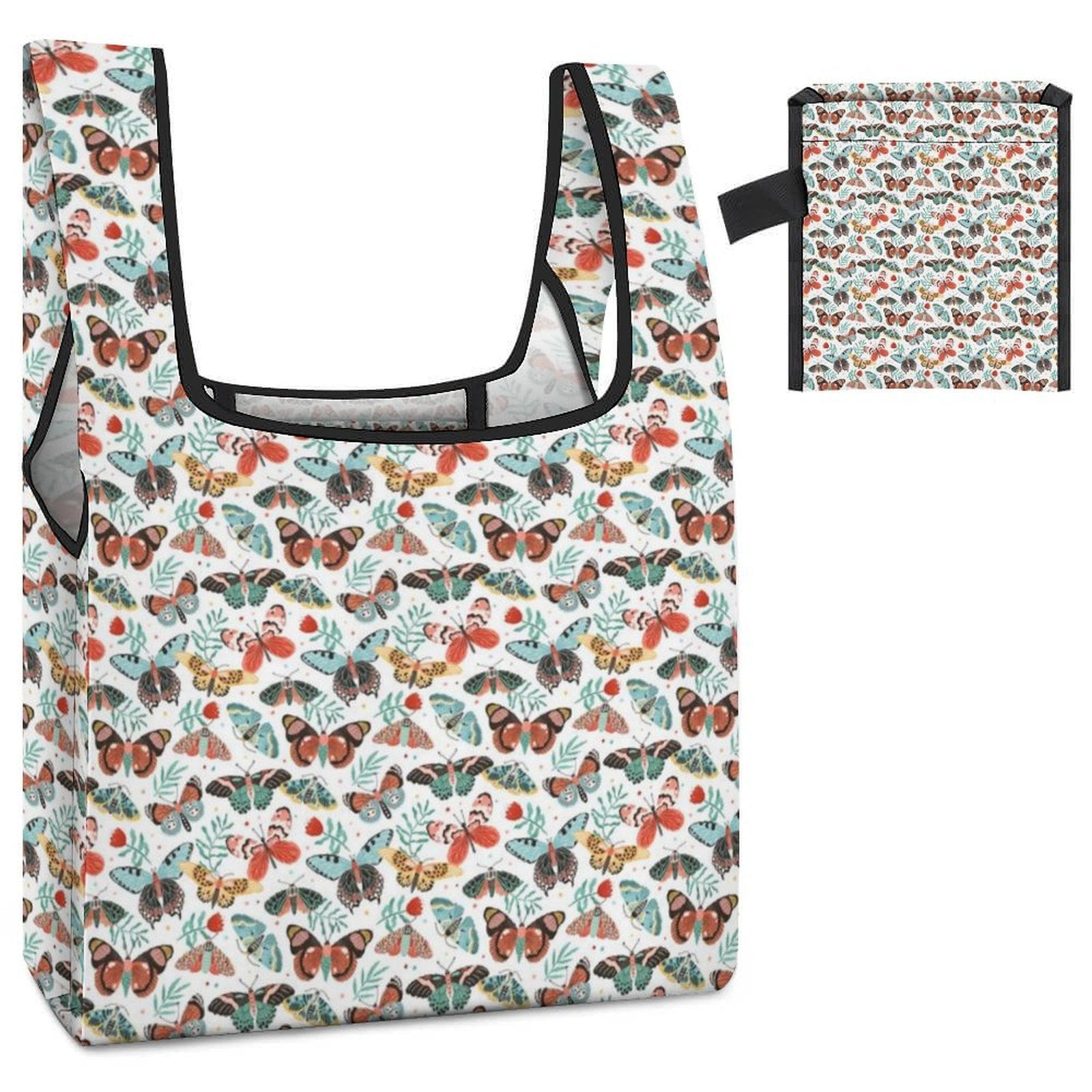 Pretty Moths And Butterflies Foldable Shopping Bag