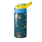 Construction Vehicles - Little Kids Water Bottle Little Kids Water Bottle Printed Offshore