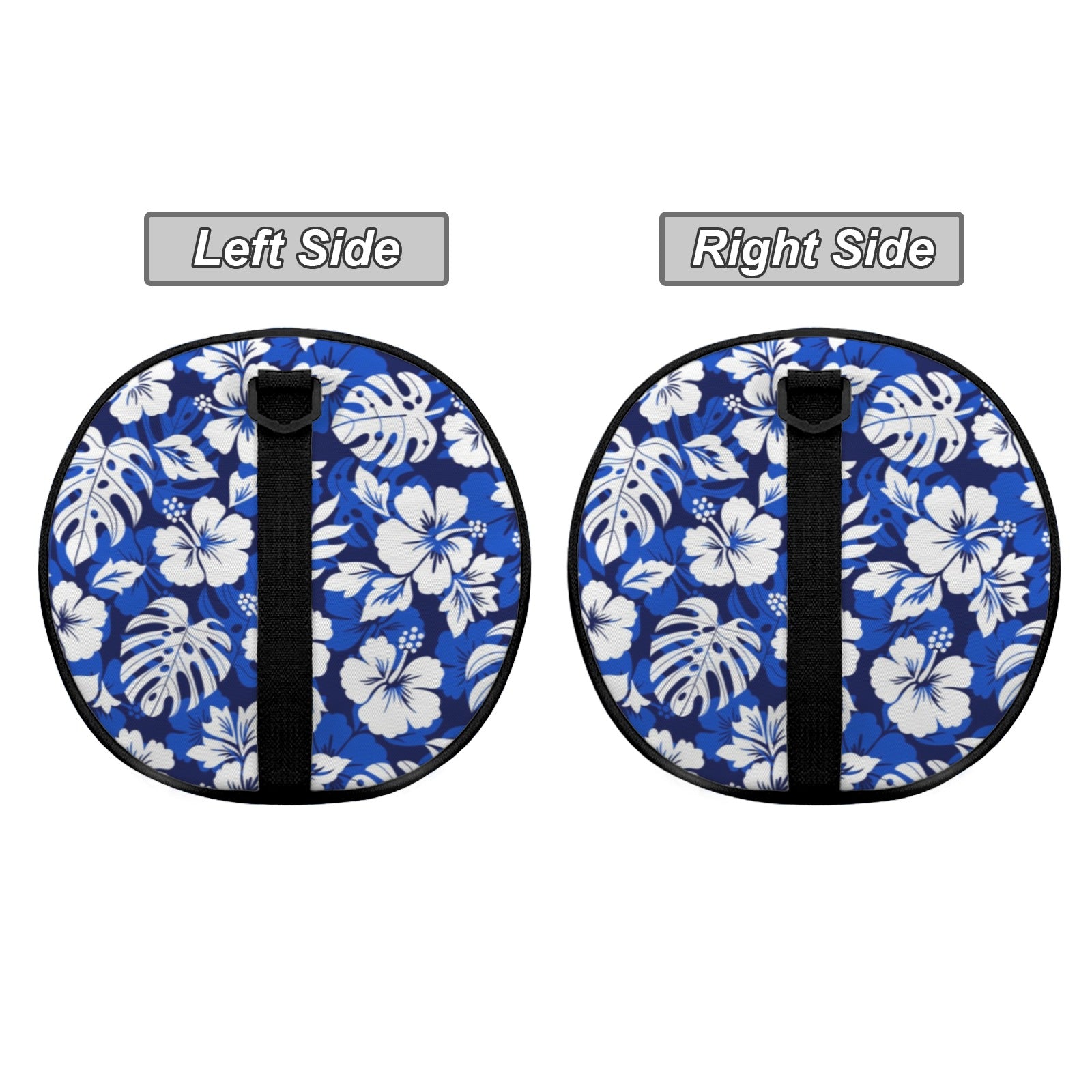 Blue Hawaiian Floral Duffle Bag Duffle Bag Printed Offshore