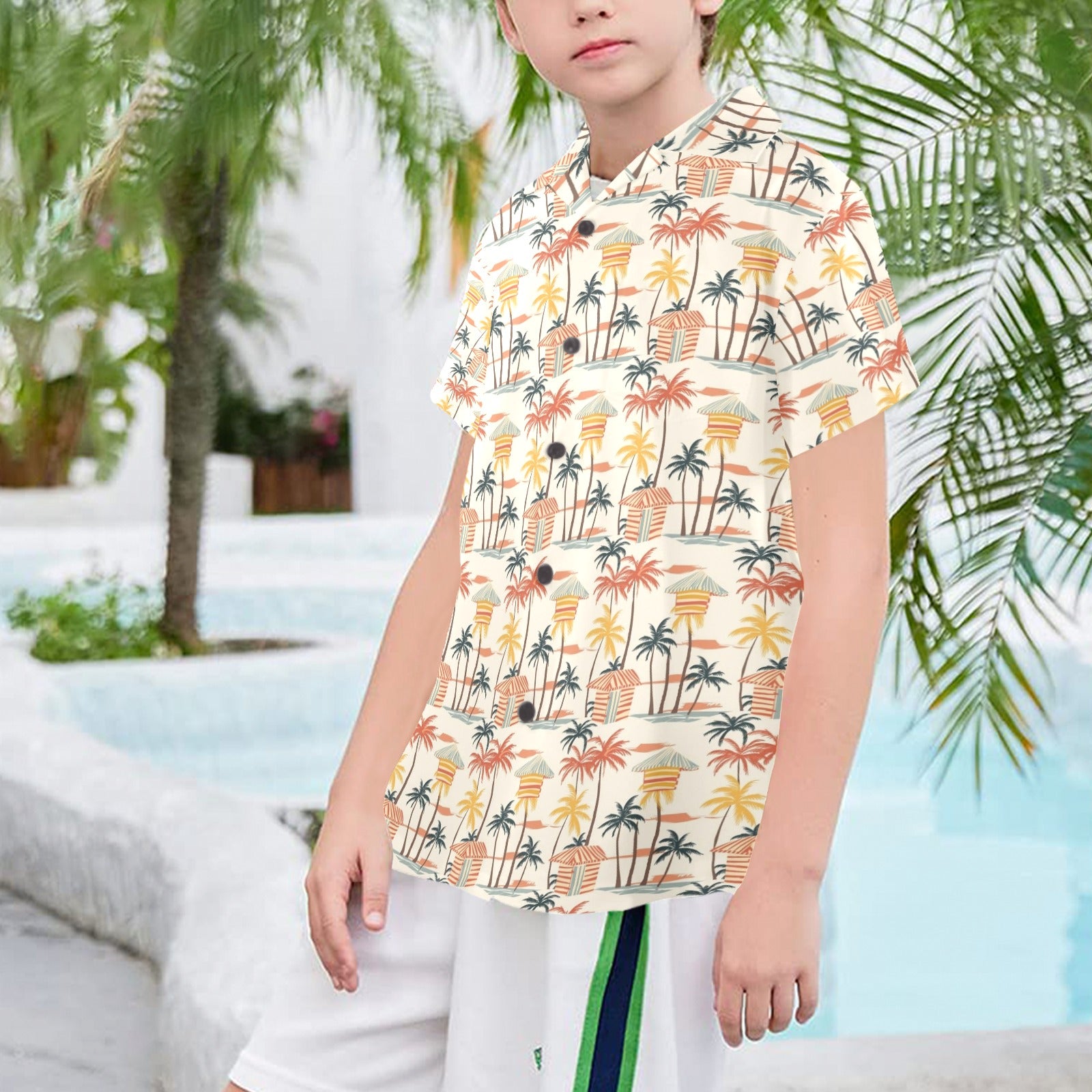 Beach Shack Senior Kids Hawaiian Shirt