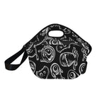 Monsters In Black And White - Neoprene Lunch Bag Neoprene Lunch Bag Printed Offshore