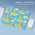 Rubber Ducks Leather Mouse Pad Leather Mouse Pad Printed Offshore