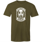 Alien, Allergic To Humans - Mens T-Shirt Army Green Mens T-shirt Printed In Australia Sci Fi
