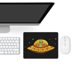 Alien Pizza Leather Mouse Pad Leather Mouse Pad Food Printed Offshore Sci Fi