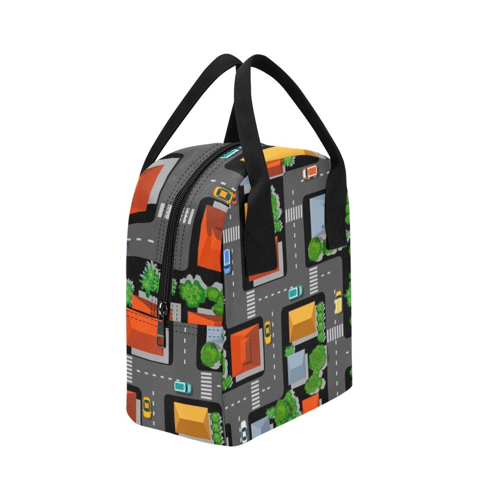 Road Map - Zipper Lunch Bag Zipper Lunch Bag Printed Offshore