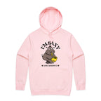 I'm Saxy And I Know It, Hippo Saxophone Player - Mens Hoodie Pink Mens Hoodie animal Music Printed In Australia