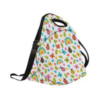 Ladybugs And Rainbows Neoprene Lunch Bag/Large (Model 1669) Neoprene Lunch Bag animal Printed Offshore