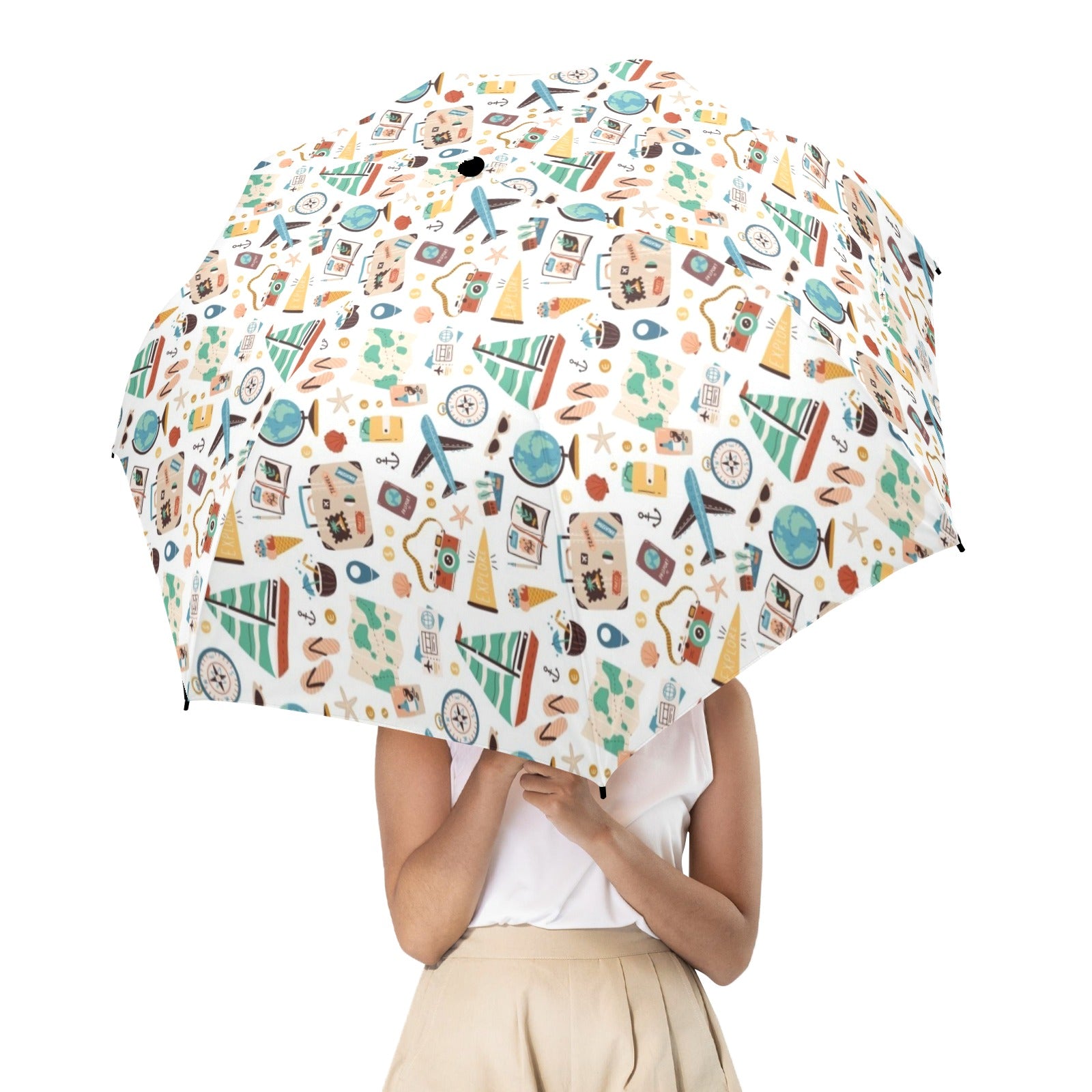 Travel And Explore - Umbrella Umbrella Printed Offshore