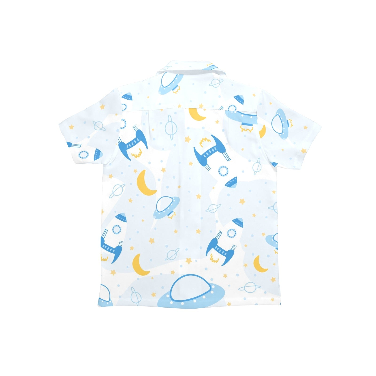 Spaceships And UFO's - Junior Kids Hawaiian Shirt