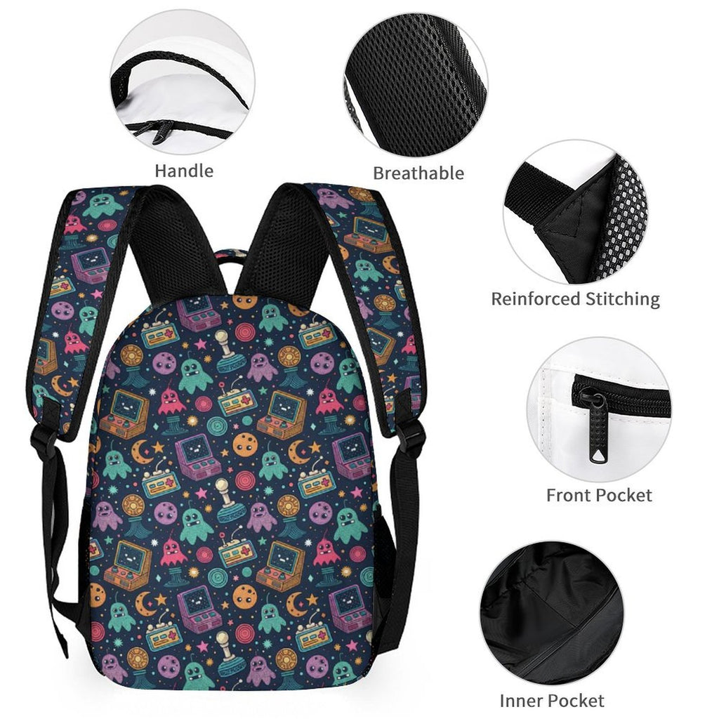 Space Arcade Backpack, Lunch Bag & Pencil Case Set