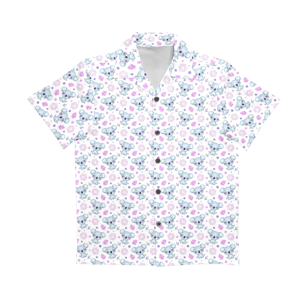 Zen Koala Senior Kids Hawaiian Shirt