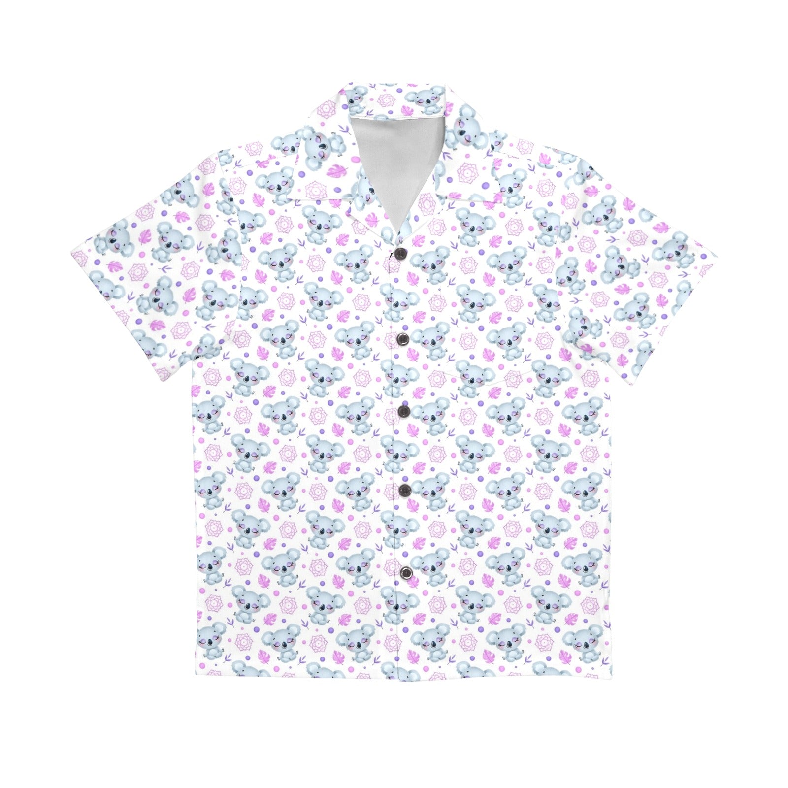 Zen Koala Senior Kids Hawaiian Shirt