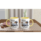 Whatever Life Throws At You, Duck And Let It Hit Someone Else - White 11oz Ceramic Mug with Colour Inside Colour 11oz Mug animal Globally Fulfilled