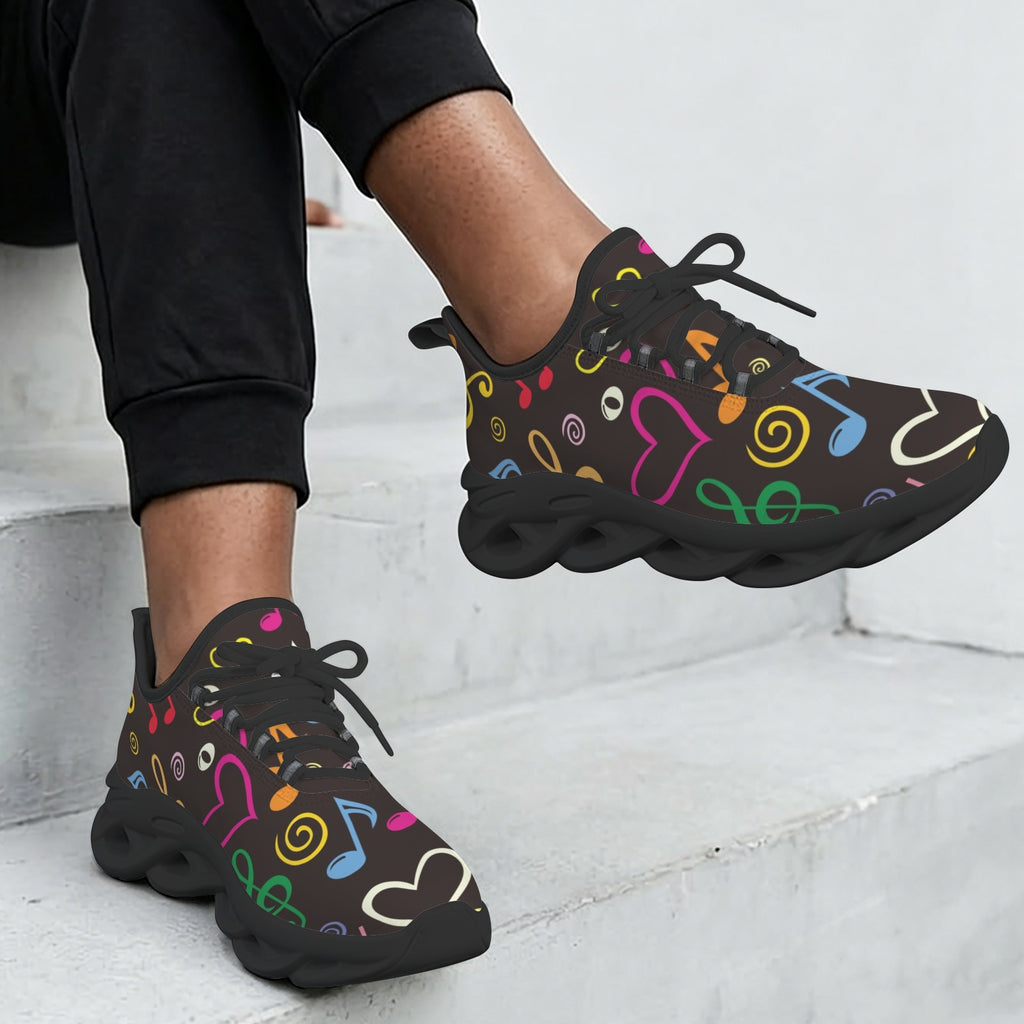 Music Love Women's Twisted Sole Sneakers