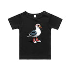 Seagull With Sunglasses And High Tops AS Colour Baby T-shirt