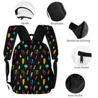 Fun Lightning Backpack, Lunch Bag & Pencil Case Set