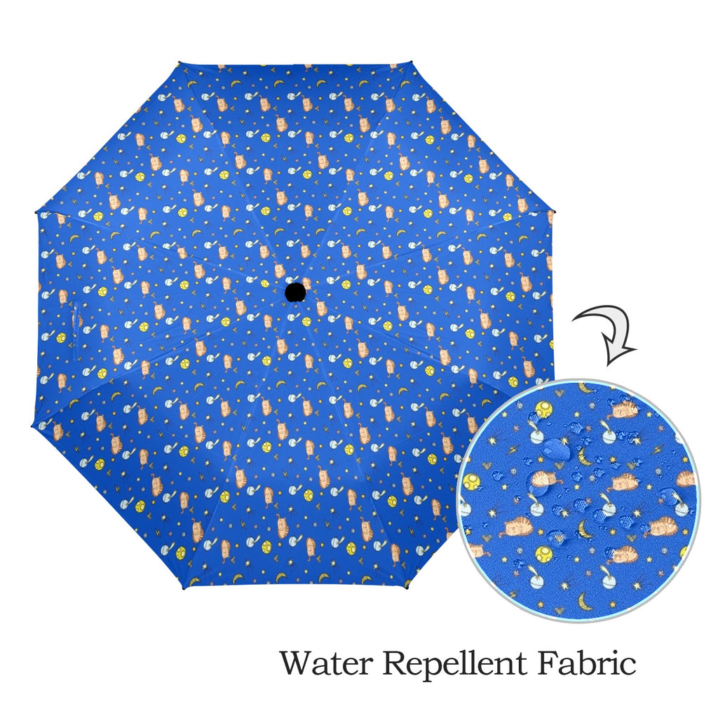 Cats In Space Umbrella Umbrella animal Printed Offshore Space