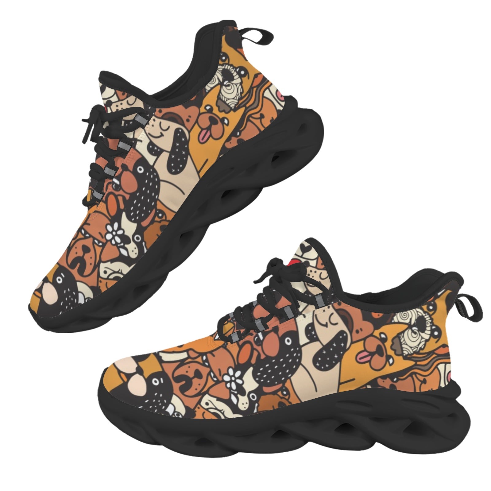 Dog Crowd Women's Twisted Sole Sneakers