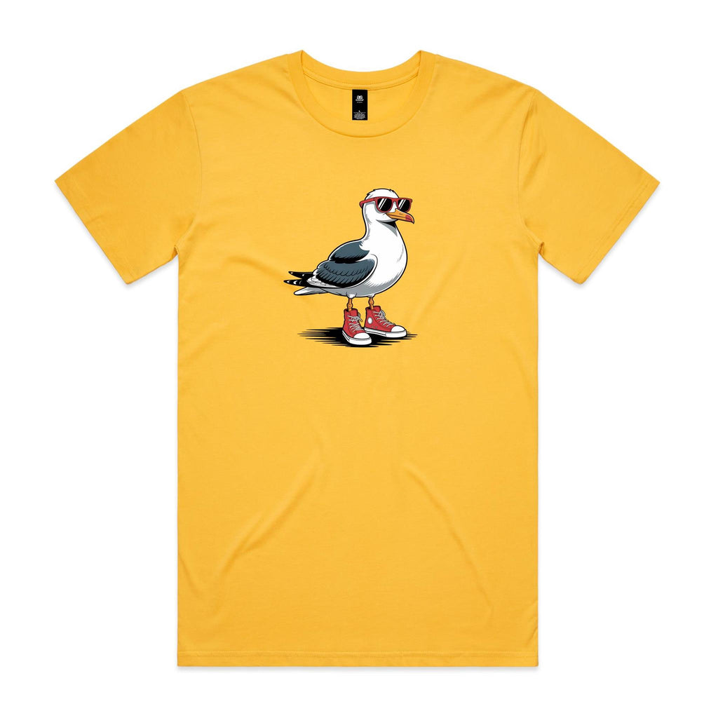 Seagull With Sunglasses And High Tops Men's AS Colour T-shirt