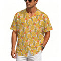 Trippy Floral Men's Crinkle Hawaiian Shirt