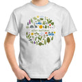 Stay Natural - Kids Youth T-Shirt White Kids Youth T-shirt Plants Printed In Australia