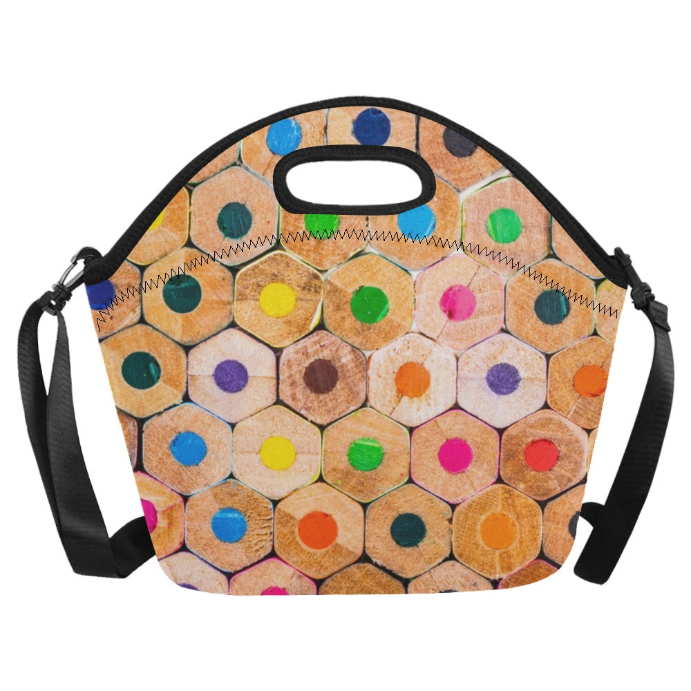 Pencils - Neoprene Lunch Bag Neoprene Lunch Bag Printed Offshore