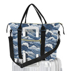 Japanese Waves Duffle Bag-Simple (Model 1715) One Size Duffle Bag-Simple (1715)