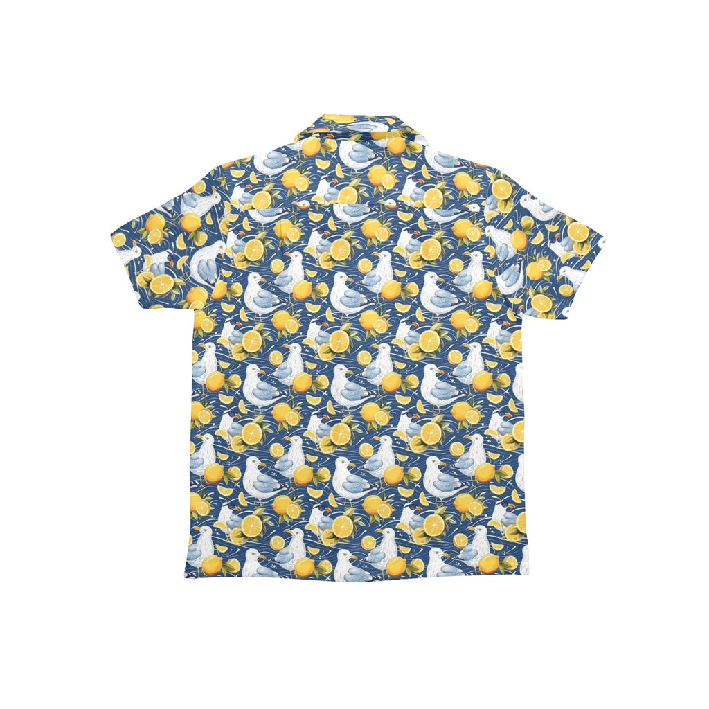 Lemon Seagull Junior Kids Hawaiian Shirt