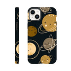Planets - Apple iPhone Tough case iPhone 14 Plus iPhone Tough Case Globally Fulfilled Space