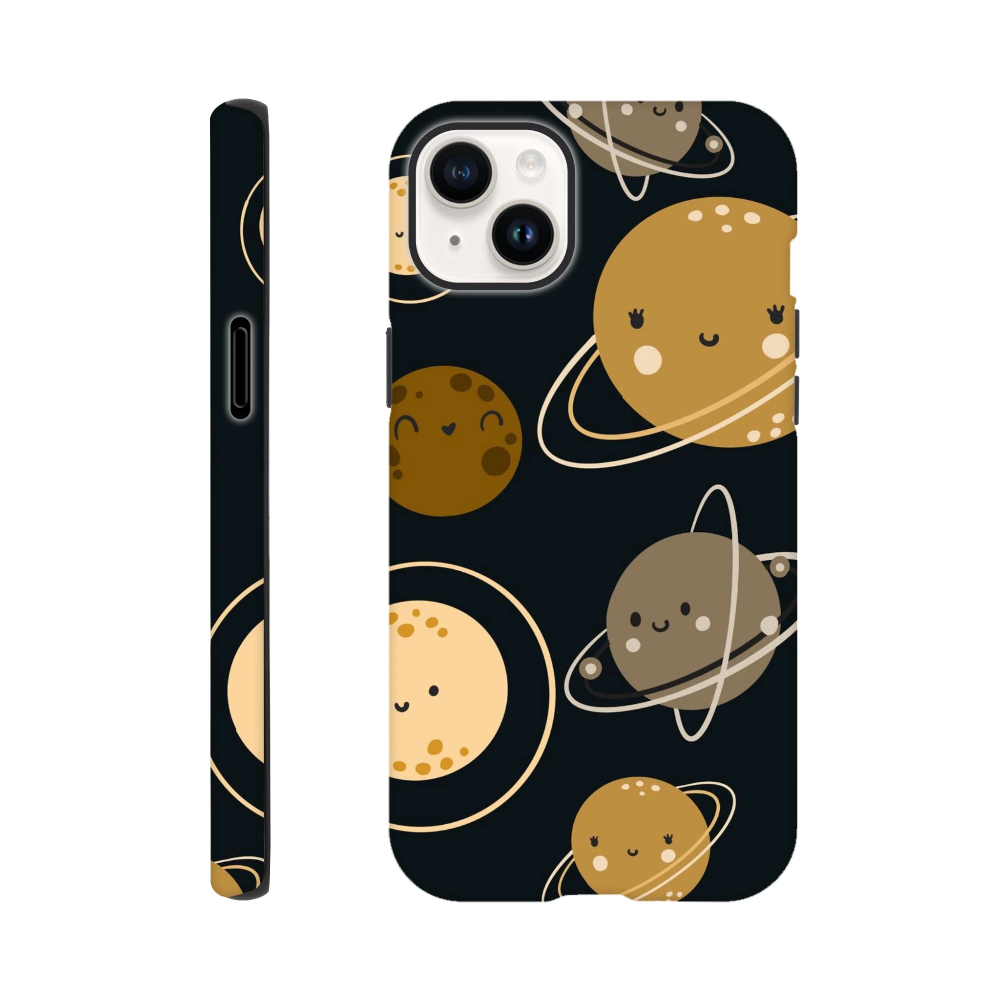 Planets - Apple iPhone Tough case iPhone 14 Plus iPhone Tough Case Globally Fulfilled Space