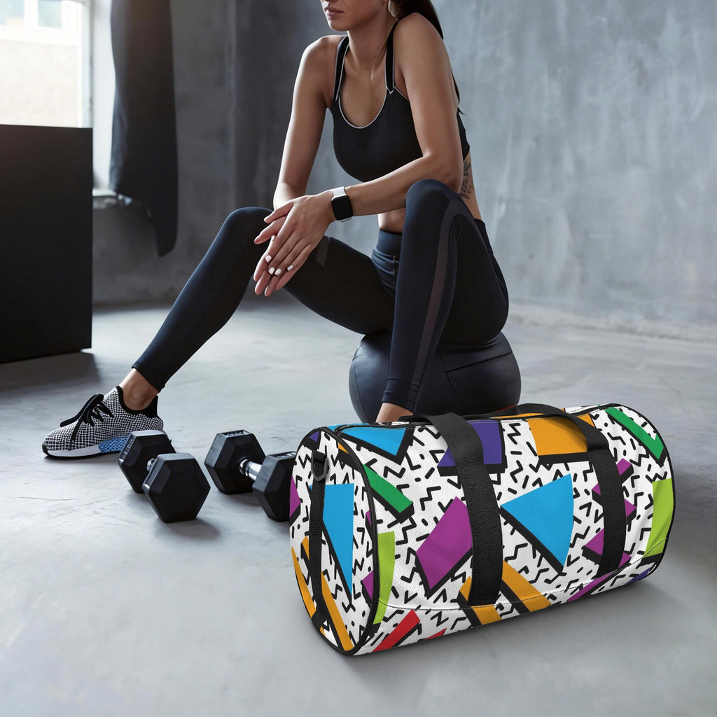 80's Abstract - Duffle Bag Duffle Bag Printed Offshore