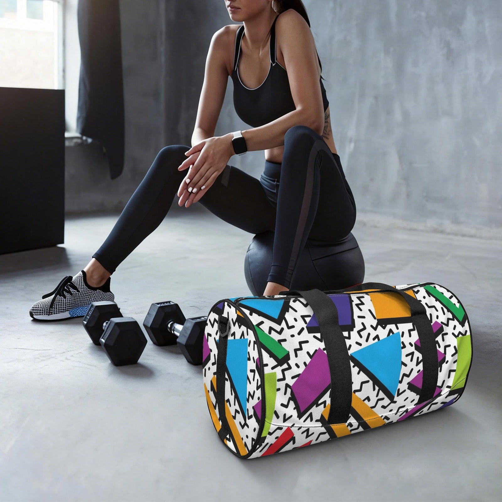 80's Abstract - Duffle Bag Duffle Bag Printed Offshore