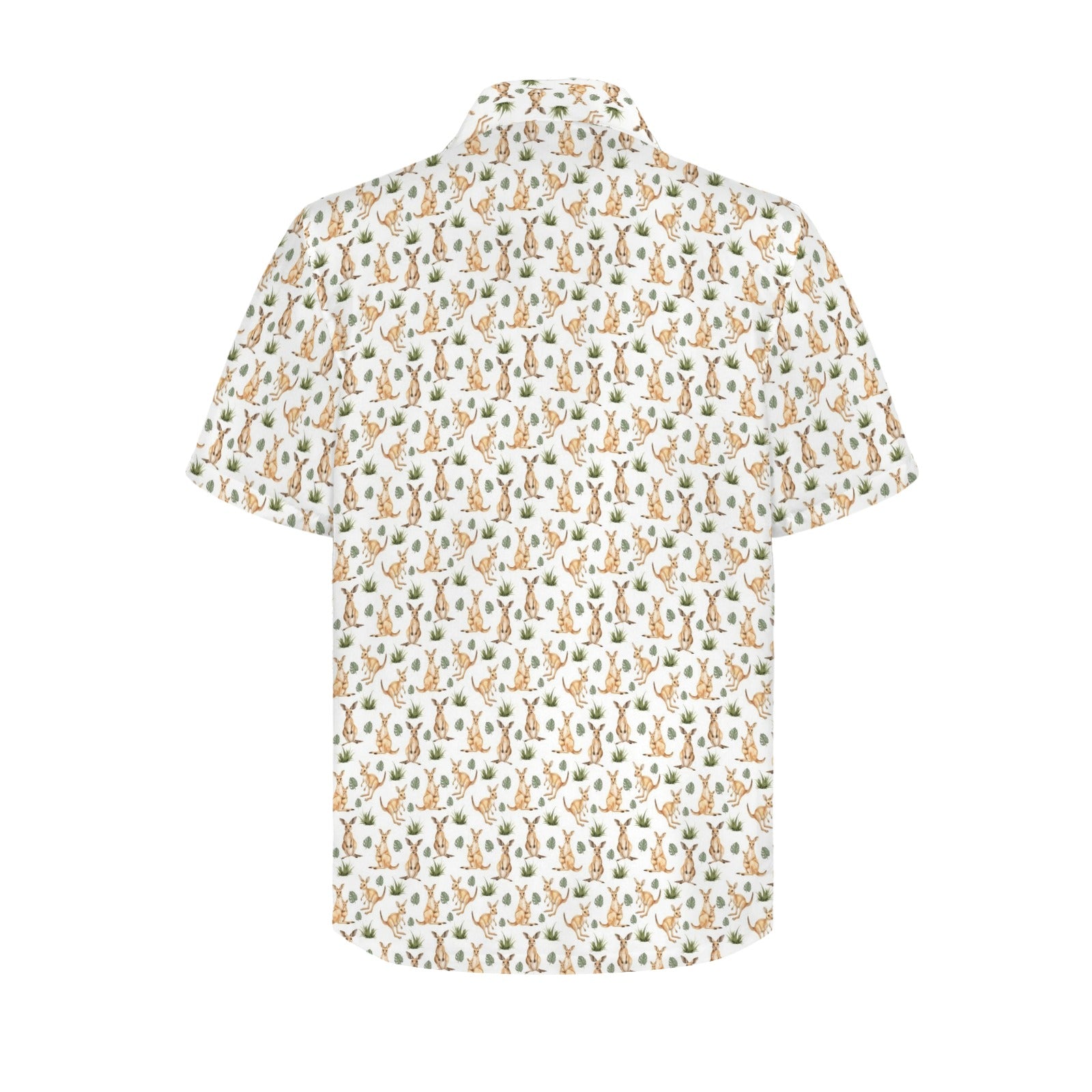 Kangaroos Men's Short Sleeve Hawaiian Shirt
