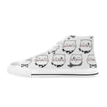 Cats With Scarves Women's High Top Canvas Shoes US12 Womens Classic High Top Shoes Printed Offshore