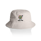 Cell-fie Cell Selfie AS Colour Bucket Hat Bone One Size As Colour Bucket Hat Printed In Australia Science