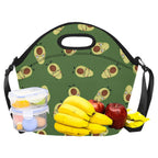 Avocado Characters - Neoprene Lunch Bag Neoprene Lunch Bag Printed Offshore
