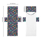 Space Arcade Beach Chair Towel Cover with Side Pockets