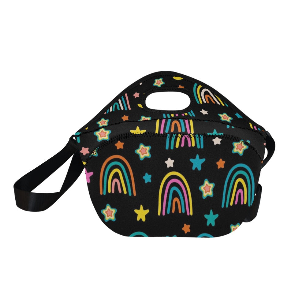 Rainbows - Neoprene Lunch Bag Neoprene Lunch Bag Printed Offshore