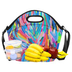 Brushstrokes - Neoprene Lunch Bag Neoprene Lunch Bag Printed Offshore