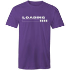 Loading - Mens T-Shirt Purple Mens T-shirt Printed In Australia