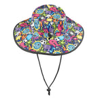 Sticker Music Wide Brim Bucket Hat Wide Brim Bucket Hat Music Printed Offshore