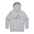 There Is Always A Solution, Science Lab Women's AS Colour Hoodie Grey Marle Womens Hoodie Printed In Australia Science
