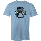 Bird Nerd - Mens T-Shirt Carolina Blue Mens T-shirt animal Printed In Australia