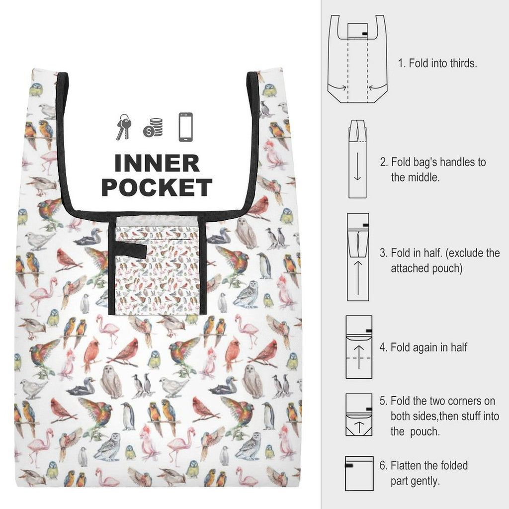 Birds Of A Feather Foldable Shopping Bag