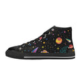 Space Men's High Top Canvas Shoes US14 Men's Classic High Top Canvas Shoes Printed Offshore
