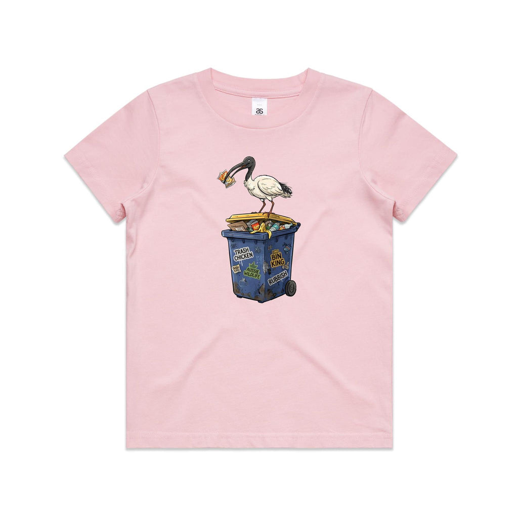 Bin Chicken Australian Ibis Kids AS Colour T-shirt